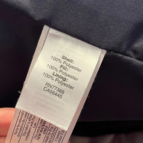 J. Crew Blue Gingham Puffer Vest, size XS - Picture 5 of 5